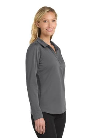 Image for Port Authority Women's Silk Touch Performance Long Sleeve Polo. L540LS