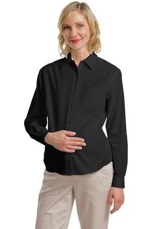 Image for DISCONTINUED Port Authority Maternity Long Sleeve Easy Care Shirt. L608M