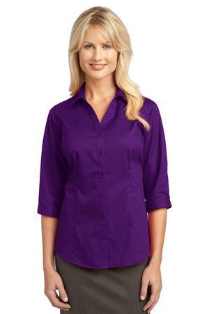 Image for DISCONTINUED Port Authority Ladies 3/4-Sleeve Blouse. L6290