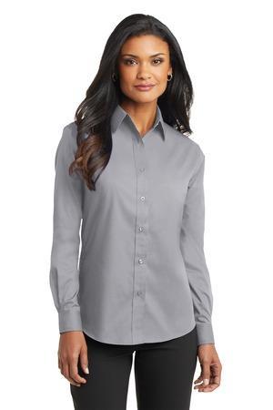 Image for DISCONTINUED Port Authority Ladies Long Sleeve Value Poplin Shirt. L632