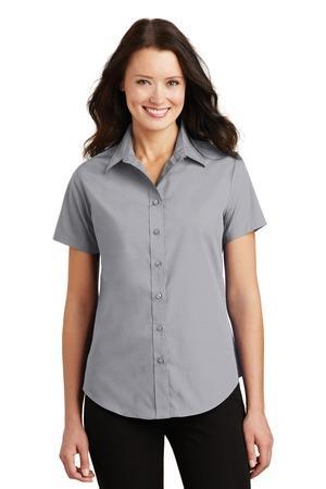 Image for DISCONTINUED Port Authority Ladies Short Sleeve Value Poplin Shirt. L633