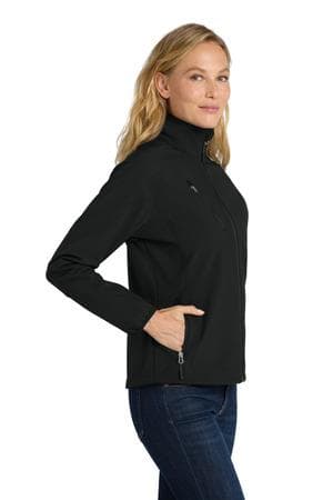 Image for Port Authority Women's Textured Soft Shell Jacket. L705