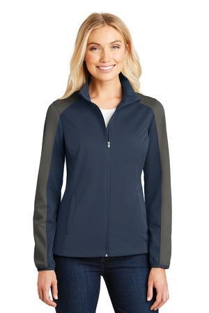 Image for Port Authority Women's Active Colorblock Soft Shell Jacket. L718