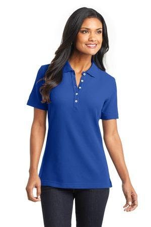 Image for DISCONTINUED Port Authority Ladies EZCotton Pique Polo. L800