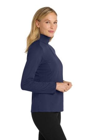 Image for Port Authority Women's Pinpoint Mesh 1/2-Zip . L806