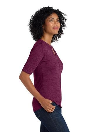 Image for Port Authority Women's Stretch Heather Open Neck Top LK583