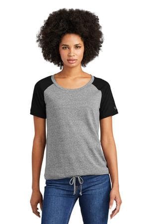 Image for New Era Women's Tri-Blend Performance Cinch Tee. LNEA133