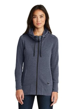 Image for New Era Women's Tri-Blend Fleece Full-Zip Hoodie. LNEA511