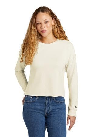 Image for New Era Women's Tri-Blend Fleece Crop Crew LNEA514