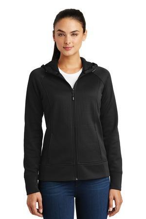 Image for DISCONTINUED Sport-Tek Ladies Rival Tech Fleece Full-Zip Hooded Jacket. LST295