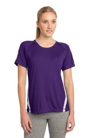 Image for DISCONTINUED Sport-Tek Ladies Colorblock PosiCharge Competitor Tee. LST351