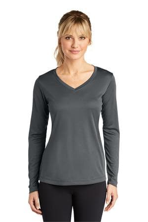 Image for Sport-Tek Women's Long Sleeve PosiCharge Competitor V-Neck Tee. LST353LS