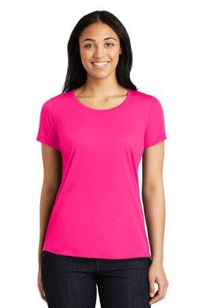 Image for Sport-Tek Women's PosiCharge Competitor Cotton Touch Scoop Neck Tee. LST450