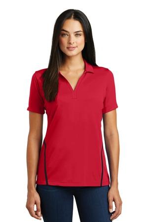 Image for DISCONTINUED Sport-Tek Ladies Contrast PosiCharge Tough Polo . LST620