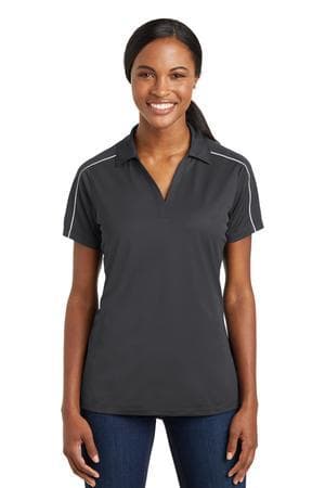 Image for Sport-Tek Women's Micropique Sport-Wick Piped Polo. LST653