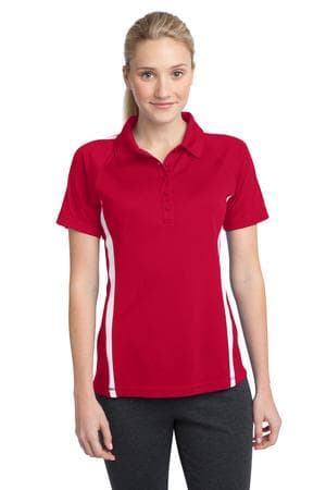 Image for Sport-Tek Women's PosiCharge Micro-Mesh Colorblock Polo. LST685