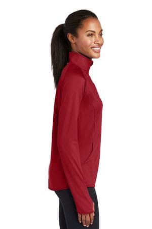 Image for Sport-Tek Ladies Sport-Wick Stretch 1/4-Zip Pullover. LST850