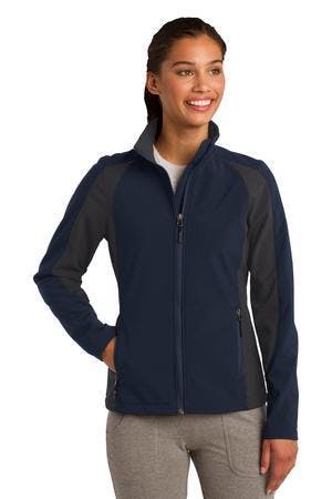 Image for Sport-Tek Women's Colorblock Soft Shell Jacket. LST970