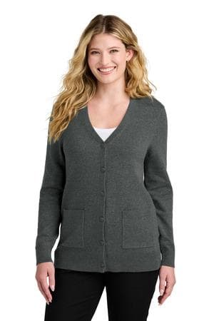 Image for Port Authority Women's Easy Care Button-Up Cardigan Sweater LSW4150