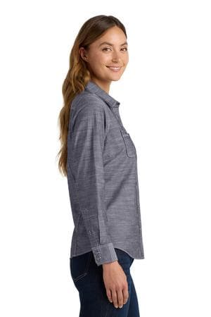 Image for Port Authority Women's Slub Chambray Shirt. LW380