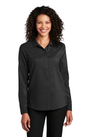 Image for Port Authority Women's Long Sleeve Performance Staff Shirt LW401