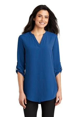 Image for Port Authority Ladies 3/4-Sleeve Tunic Blouse. LW701