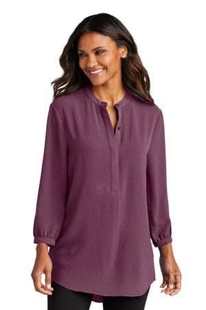 Image for Port Authority Ladies 3/4-Sleeve Textured Crepe Tunic LW713