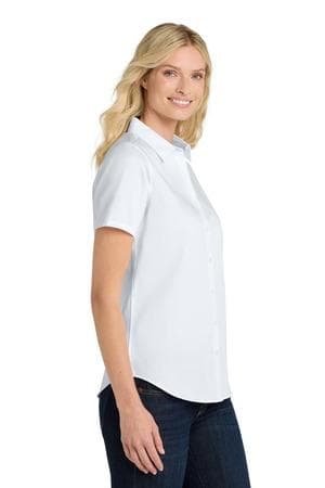 Image for Port Authority Women's Short Sleeve SuperPro React Twill Shirt. LW809