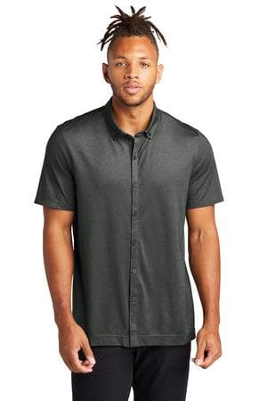 Image for Mercer+Mettle Stretch Pique Full-Button Polo MM1006