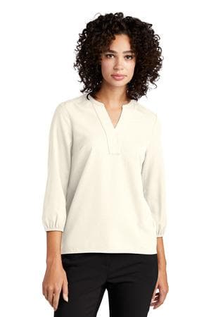 Image for Mercer+Mettle Women's Stretch Crepe 3/4-Sleeve Blouse MM2011