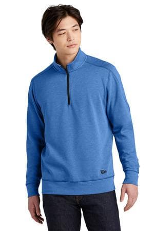 Image for New Era Tri-Blend Fleece 1/4-Zip Pullover. NEA512