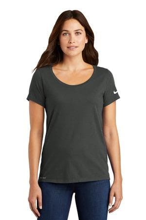 Image for Nike Women's Dri-FIT Cotton/Poly Scoop Neck Tee. NKBQ5234