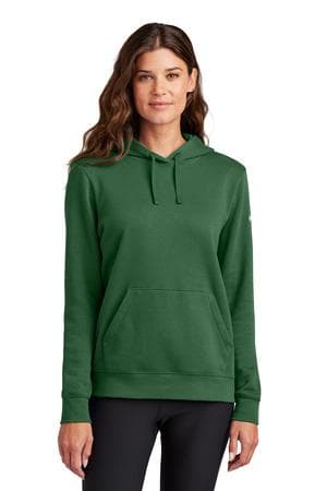 Image for Nike Ladies Club Fleece Sleeve Swoosh Pullover Hoodie NKFD9889