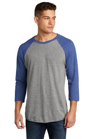 Image for Next Level Apparel Unisex Tri-Blend 3/4-Sleeve Raglan Tee. NL6051