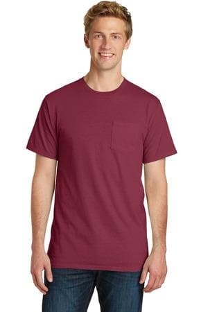 Image for Port & Company Beach Wash Garment-Dyed Pocket Tee. PC099P