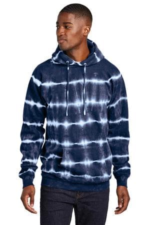 Image for Port & Company Allover Stripe Tie-Dye Fleece PC143