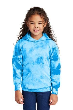 Image for Port & Company Youth Crystal Tie-Dye Pullover Hoodie PC144Y