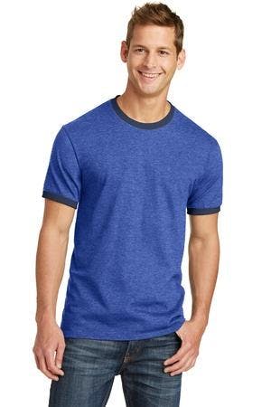 Image for Port & Company Core Cotton Ringer Tee. PC54R