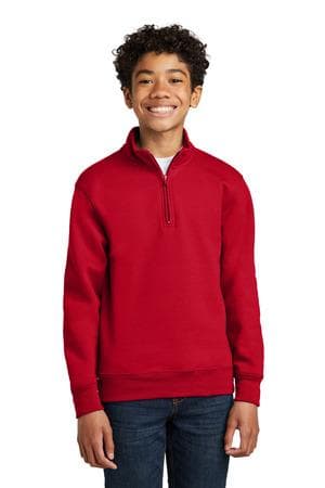 Image for Port & Company Youth Core Fleece 1/4-Zip Pullover Sweatshirt PC78YQ