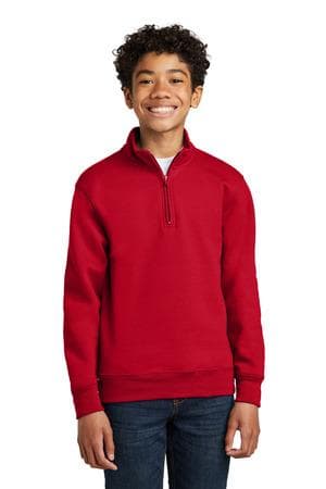 Image for Port & Company Youth Core Fleece 1/4-Zip Pullover Sweatshirt PC78YQ