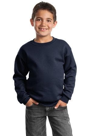 Image for Port & Company Youth Core Fleece Crewneck Sweatshirt. PC90Y
