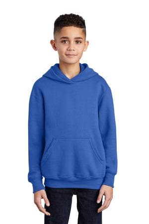 Image for Port & Company - Youth Core Fleece Pullover Hooded Sweatshirt. PC90YH