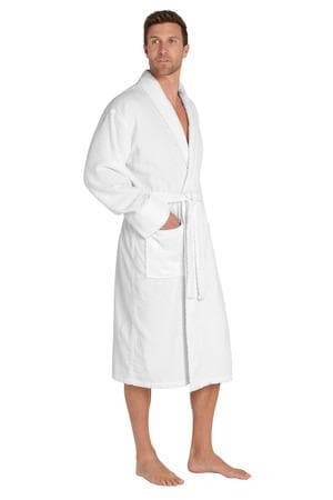 Image for Port Authority Checkered Terry Shawl Collar Robe. R103