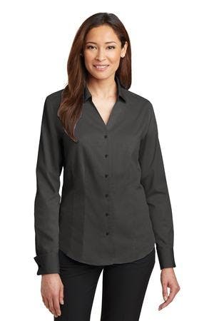 Image for DISCONTINUED Red House - Ladies French Cuff Non-Iron Pinpoint Oxford Shirt. RH63