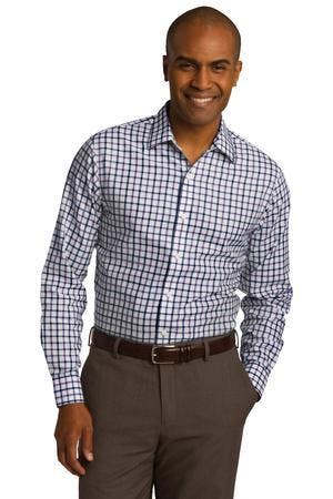Image for DISCONTINUED Red House Tricolor Check Slim Fit Non-Iron Shirt. RH74