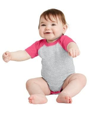 Image for DISCONTINUED Rabbit Skins Infant Baseball Fine Jersey Bodysuit. RS4430