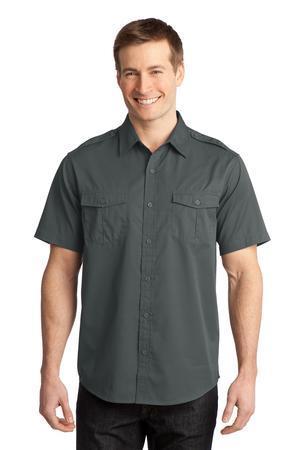 Image for DISCONTINUED Port Authority Stain-Release Short Sleeve Twill Shirt. S648