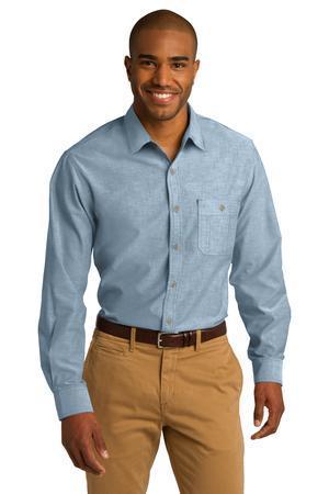 Image for DISCONTINUED Port Authority Chambray Shirt. S653