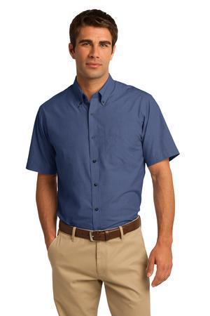 Image for DISCONTINUED Port Authority Short Sleeve Crosshatch Easy Care Shirt. S656