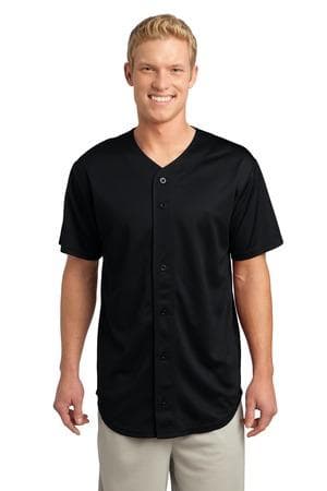 Image for Sport-Tek PosiCharge Tough Mesh Full-Button Jersey. ST220